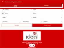 Tablet Screenshot of idealinvestimentos.com